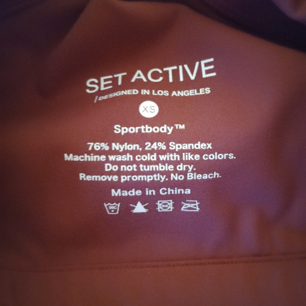 SET ACTIVE Maeve Cropped Athletic Tank XS - Picture 7 of 7